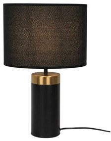 Επιτραπέζιο Φωτιστικό Μαύρο Luciano 4279000 Viokef 4279000 Μαύρο-Χρυσό