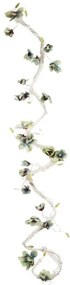 Τεχνητό Λουλούδι Magnolia Flower Vine 21472 300cm White-Green GloboStar Πολυαιθυλένιο