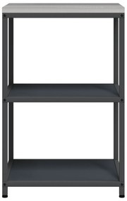 vidaXL Ράφι Αποθήκευσης Κουζίνας Ανθρακί 60 x 50 x 92 εκ. Ατσάλι