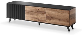 RANDOM RTV-2 TV-stand, color: wotan oak/black DIOMMI V-PL-RANDOM-RTV-2