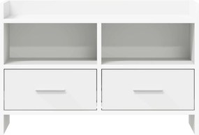 vidaXL Ντουλάπι TV 71,5 x 33 x 47 εκ. Λευκό Επεξεργασμένο Ξύλο