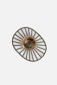 Stewehome Κερί από γυαλί Μαύρο 10x11 cm
