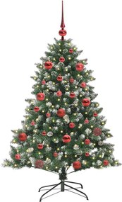 vidaXL Τεχνητό Χριστουγεννιάτικο Δέντρο με 150 LED Πράσινο 150 cm