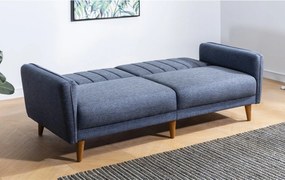 3-Seat Sofa-Bed Aqua - Dark Blue Dark Blue