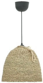Φωτιστικό οροφής Lamper Inart ψάθινο φυσικό Φ30x82εκ 30x30x82 εκ.