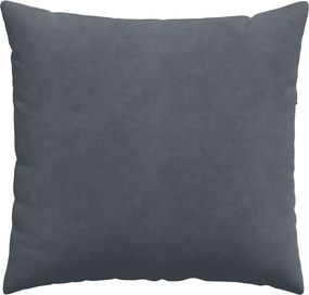 vidaXL Μαξιλάρι Καναπέ 2 pcs Σκούρο Γκρι 45 x 45 cm