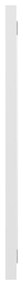 vidaXL Καθρέφτης Μπάνιου Γυαλιστερό Λευκό 100x1,5x37 εκ. Μοριοσανίδα