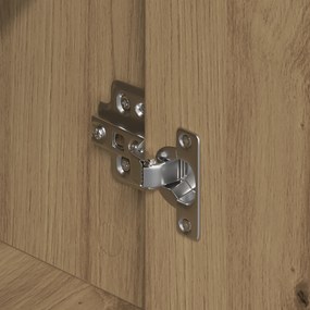 vidaXL Μπουφές Δρυς 60x31x84 εκ. Επεξεργασμένο Ξύλο