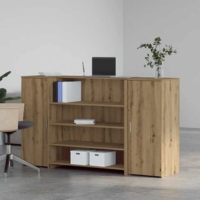vidaXL Γραφείο υποδοχής 180x50x103,5 εκ. Επεξεργασμένο Ξύλο