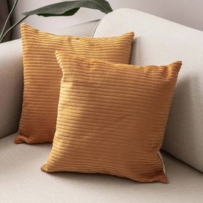 Μαξιλαροθήκη Διακοσμητική (Σετ 2Τμχ) 881PCR1394 Orange Aberto Design 43X43 Πολυέστερ
