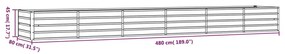 ΖΑΡΝΤΙΝΙΕΡΑ ΓΚΡΙ 480X80X45 ΕΚ. ΑΤΣΑΛΙ ΣΚΛΗΡΥΘΕΝ ΣΤΟΝ ΑΕΡΑ 151966