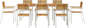 vidaXL Σετ Εξωτερικής Τραπέζης 9 pcs