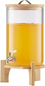 VEVOR Drink Dispenser 8L Beverage Dispenser for Parties Glass with Stand