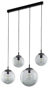 Κρεμαστό Φωτιστικό Οροφής 4xE27 15W IP20 Esme TK Lighting-5381-Ανθρακί 5381