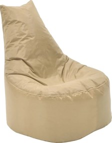 Πουφ πολυθρόνα Norm PRO pakoworld 100% αδιάβροχο μόκα