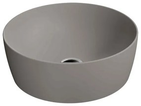 GSI Sand Tortora 9039-440 Πορσελάνινος Νιπτήρας Μπάνιου Επιτραπέζιος Διπλής Επισμάλτωσης Dualglaze ø40 cm