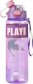 Φορητό παγούρι πλαστικό - 800ml - 722412 - Purple