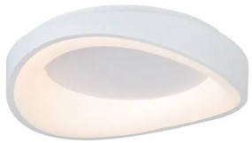 Πλαφονιέρα Φωτιστικό Οροφής LED 72W 3CCT Μέταλλο-Ακρυλικό με Controller Inlight-42033-White-Λευκό 42033-White