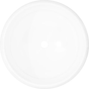 vidaXL Νιπτήρας Στρογγυλός Λευκός 40 x 15 εκ. Κεραμικός