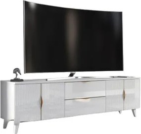 Έπιπλο τηλεόρασης Enigma-Leuko - 180.00Χ40.00Χ54.00cm