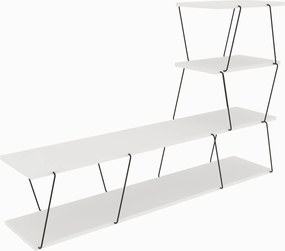 Έπιπλο Τηλεόρασης - Ilgaz - Χρώμα Λευκό - 150x30x93εκ