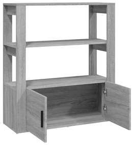 vidaXL Ντουλάπι Γκρι Sonoma 80x30x90 εκ. από Επεξεργασμένο Ξύλο