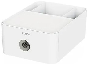 ECOCO θήκη οργάνωσης E2334, επιτραπέζια, 28x21x11cm, λευκή