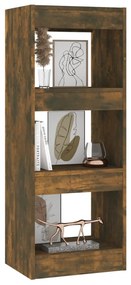 vidaXL Βιβλιοθήκη/Διαχωρ. Χώρου Καπνιστή Δρυς 40x30x103 εκ Μοριοσανίδα