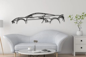 Intra απο ξύλο plywood 3mm-4mm πάχος - Corvette C8 Laser Cut Car Wall Art Δίασταση 40x50 cm INTRAFABR-111318385