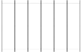 vidaXL Διαχωριστικό Δωματίου με 6 Πάνελ Λευκό 300 x 200 εκ. από Ύφασμα