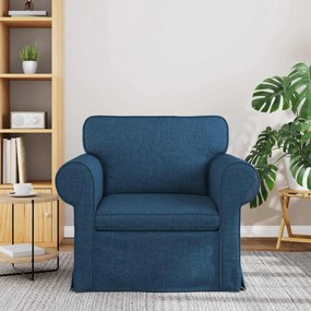 vidaXL Καναπές 60cm Μπλε Μέταλλο