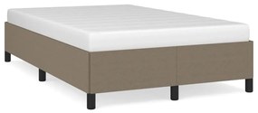 vidaXL Σκελετός Κρεβατιού Χωρίς Στρώμα Taupe 120x200 εκ. Υφασμάτινο