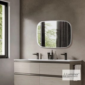 Luminor FIZ 60 Φωτιζόμενος καθρέφτης Led 50W 1799 LUMEN 60x80εκ Inox Brushed
