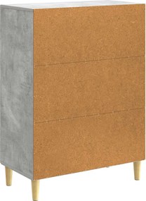vidaXL Πλαϊνό γραφείο Γκρι Σκυροδέματος 66 x 34,5 x 90 εκ