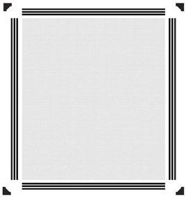 vidaXL Σήτα Εντόμων Μαγνητική για Παράθυρα Ανθρακί 130x150 εκ.