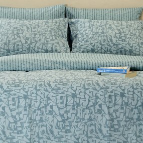 Σεντόνια King Size (Σετ) Melinen Ultra Line Storm Blue