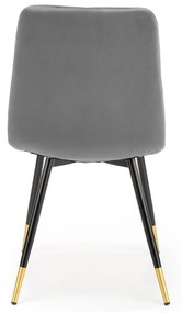 K438 chair color: grey DIOMMI V-CH-K/438-KR-POPIELATY