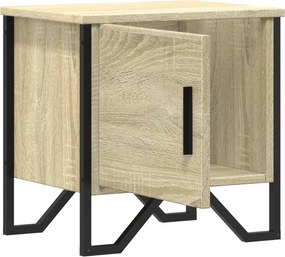 vidaXL Κομοδίνα 2 τεμ. Sonoma Δρυς 40 x 30 x 40 εκ. από Επεξ. Ξύλο