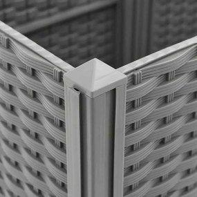 vidaXL Ζαρντινιέρα 40 x 40 x 38 εκ. από Πολυπροπυλένιο