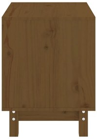 vidaXL Σπιτάκι Σκύλου Καφέ Μελί 50x40x52 εκ. από Μασίφ Ξύλο Πεύκου