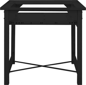 vidaXL Βάση Πλυντηρίου Ρούχων Μαύρο 60 x 56 x 52 εκ Ατσάλι