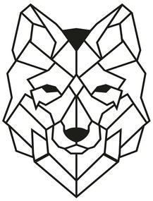 Διακοσμητικό Τοίχου Wolf 891TNL1173 41x57cm Black Wallity Μέταλλο