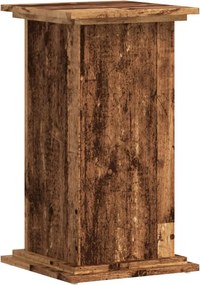 vidaXL Βάσεις Φυτών Όψη Παλαιού Ξύλου 33x33x60 εκ. Επεξ. Ξύλο