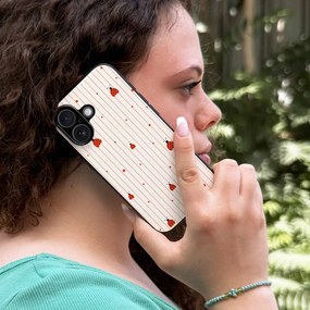 Θήκη Sonique Stripe Stories Series για Apple iPhone 13 Mini Πασχαλίτσα