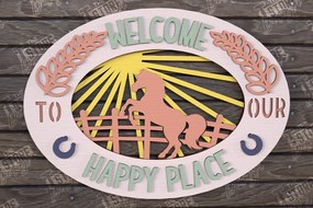 Intra απο ξύλο plywood Χρώμα wenge 3mm-4mm πάχος - Διακόσμηση αγροικίας | Πινακίδα αγροικίας Δίασταση 30x20 cm INTRAFABR-72075121