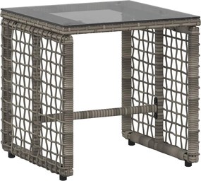 vidaXL Σετ Εξωτερικών Επίπλων με μαξιλάρι 5 pcs Γκρι