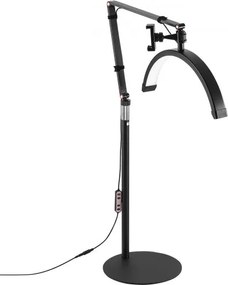 Half Moon Light for Esthetician 2 in 1 LED Floor and Desk Lamp Lash Light Arched