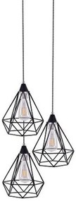 Φωτιστικό Οροφής 77-4347 SE148-19-3 Mila Black Homelighting Μέταλλο