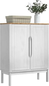 vidaXL Πλαϊνό γραφείο FLORO Λευκό 70 x 30 x 70,5 εκ.