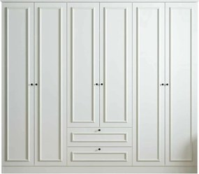 Wardrobe Mira 6 210 - White White